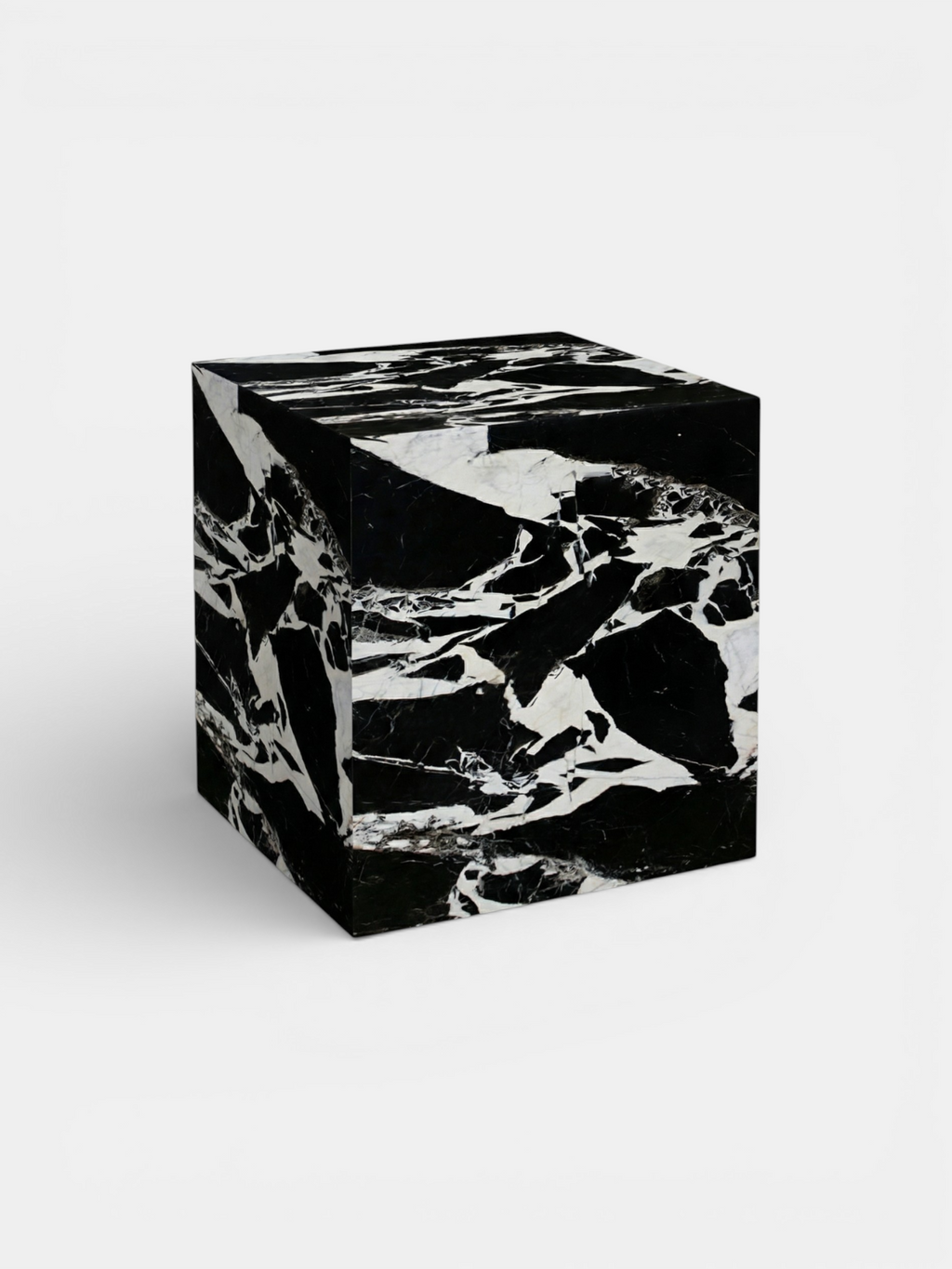 Grand Antique Marble Cube