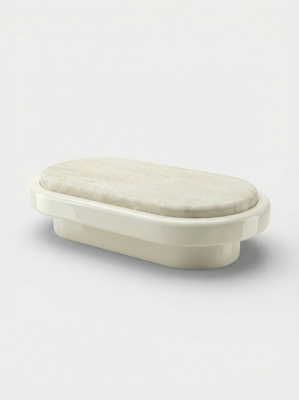 Mirage Off-White And Travertine