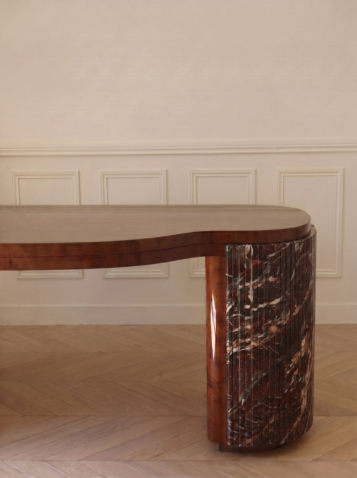 Moka Rosso Levanto And Wood Desk