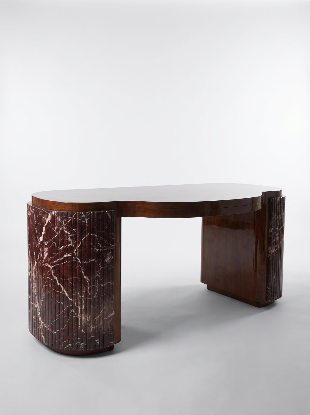 Moka Rosso Levanto And Wood Desk