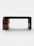 Nina Black And Burl Wood Desk