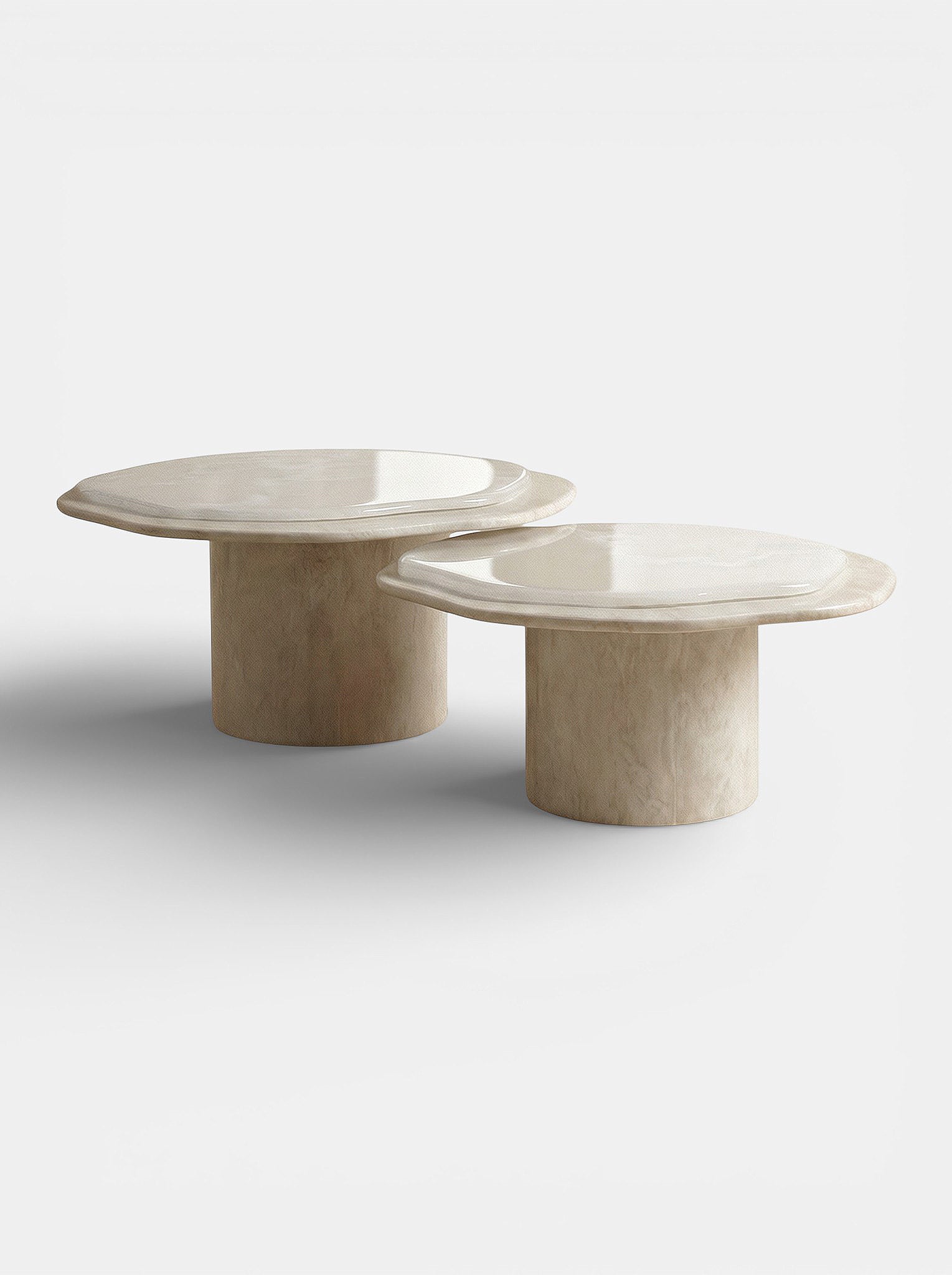 MARBERA Designer Onyx Coffee Table Nuga | Italian Made