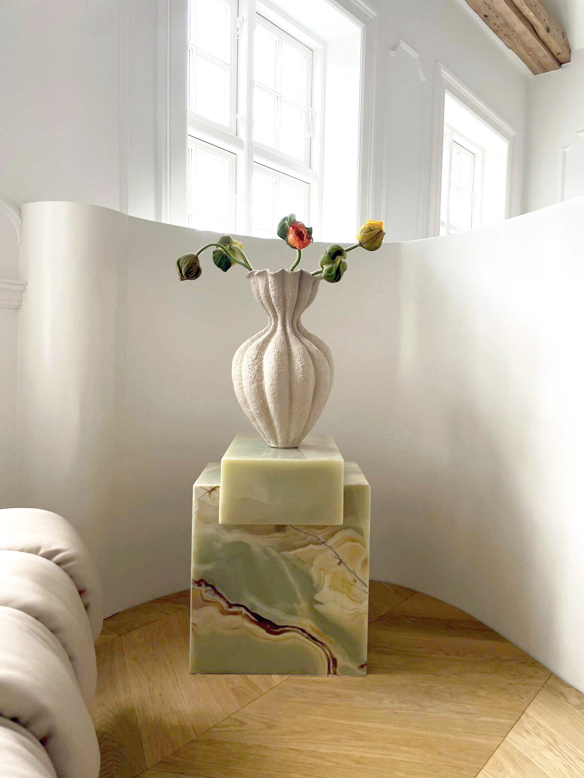 Gaia Green Onyx Table