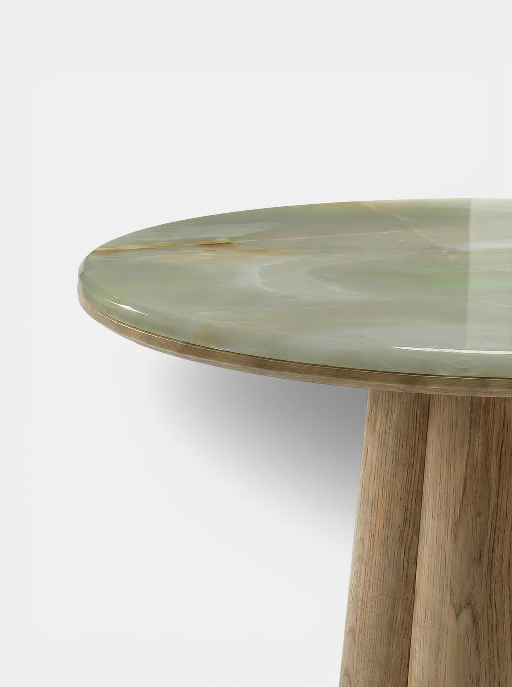 Poli Oak And Green Onyx