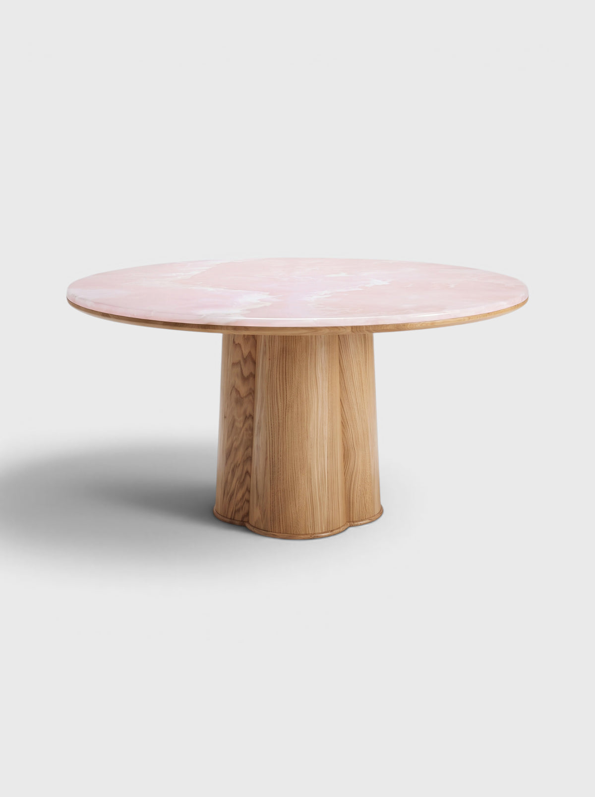 Poli Oak And Pink Onyx