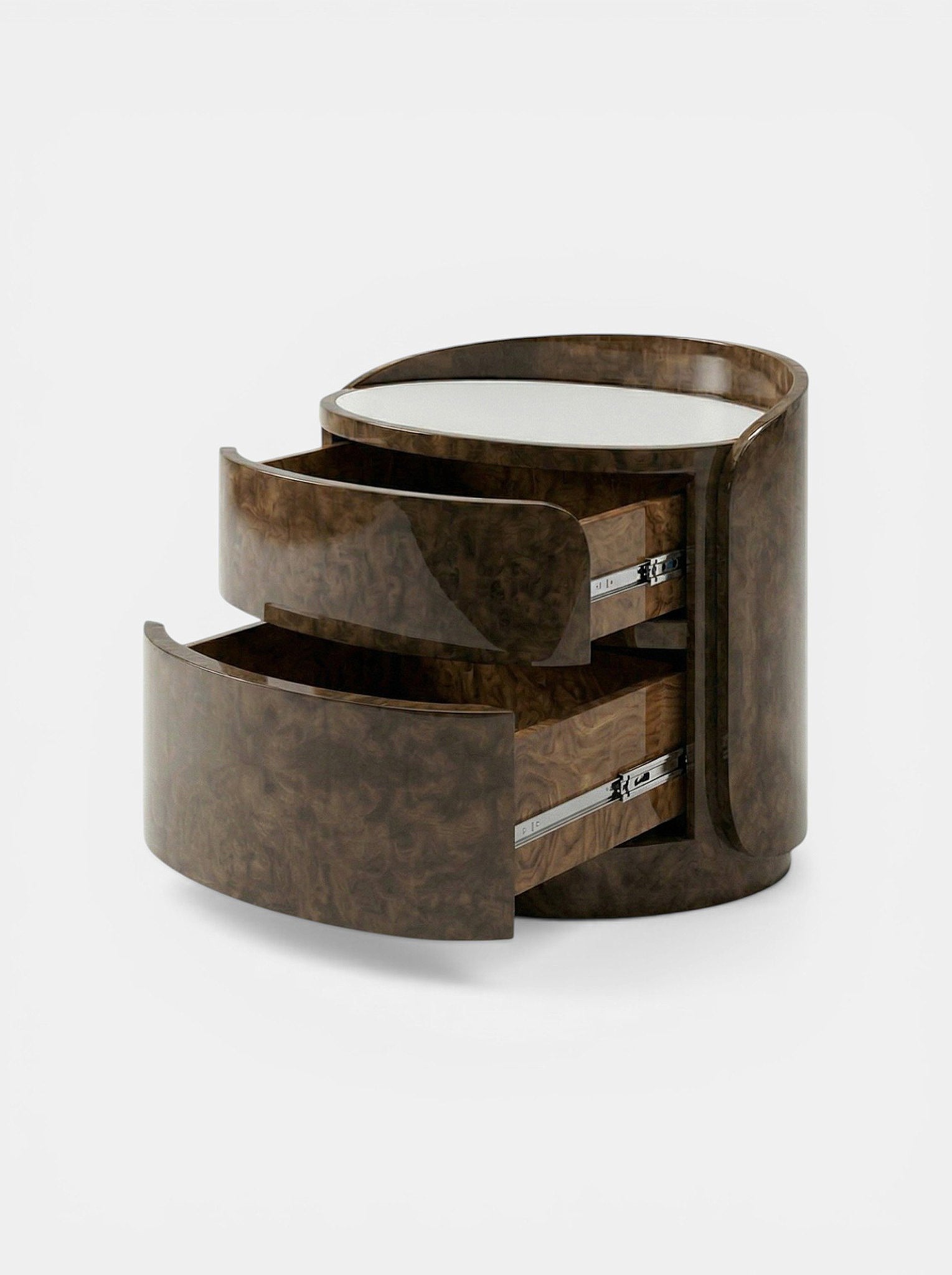 Polo Burl Wood And White Onyx