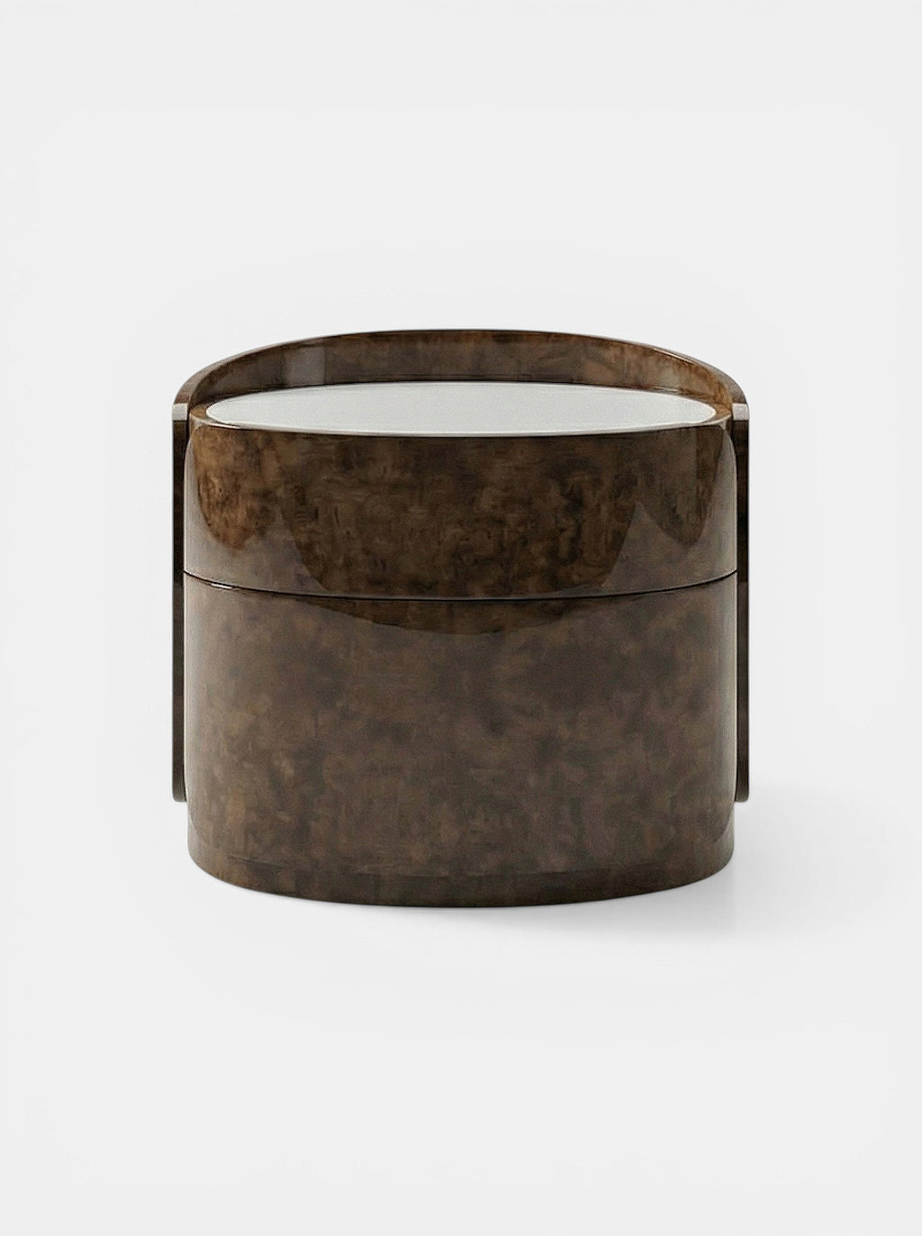 Polo Burl Wood And White Onyx