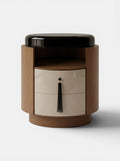 Pompon Oak Off-White And Black