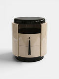 Pompon Off-White And Black
