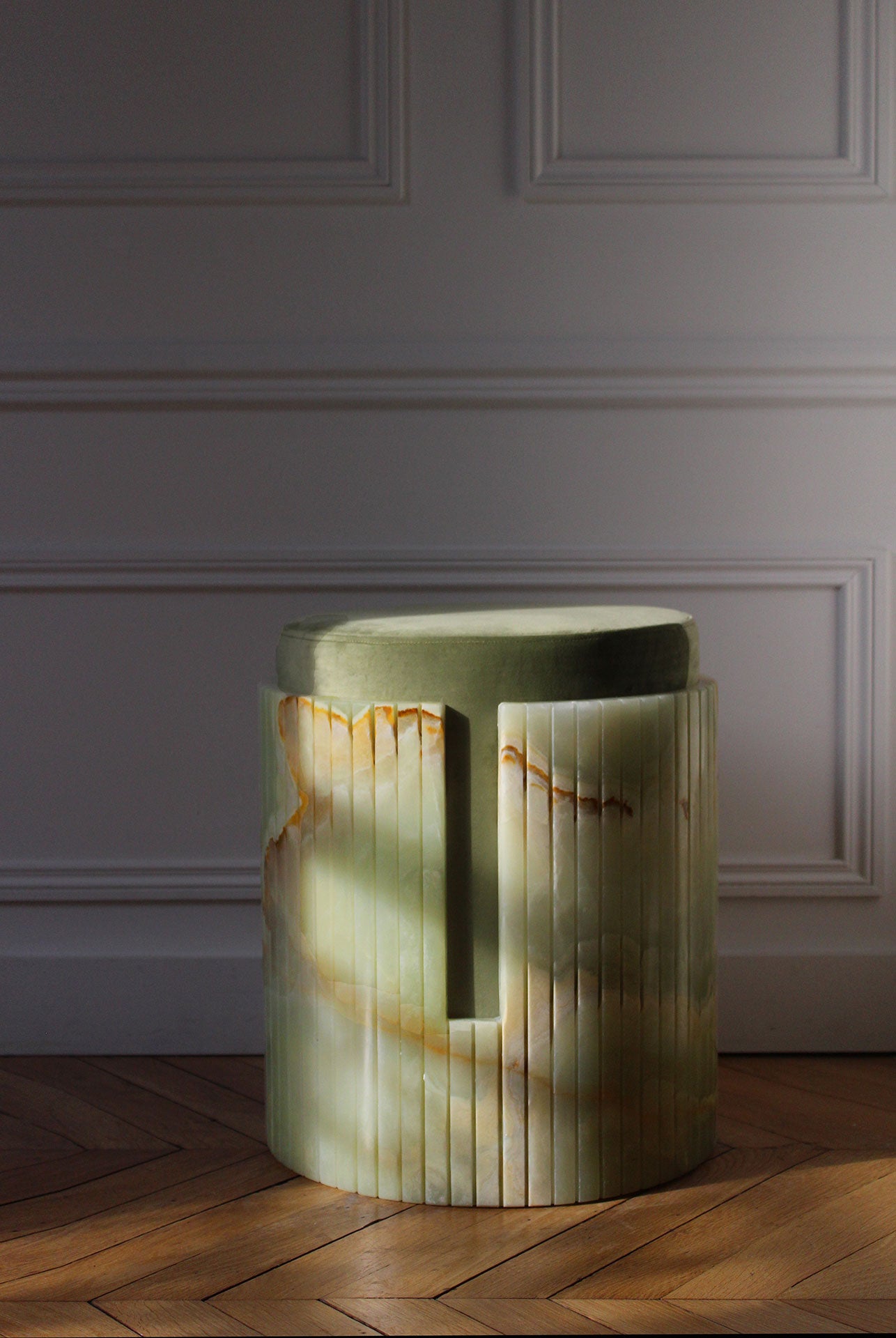 Green Onyx Dolce Stool