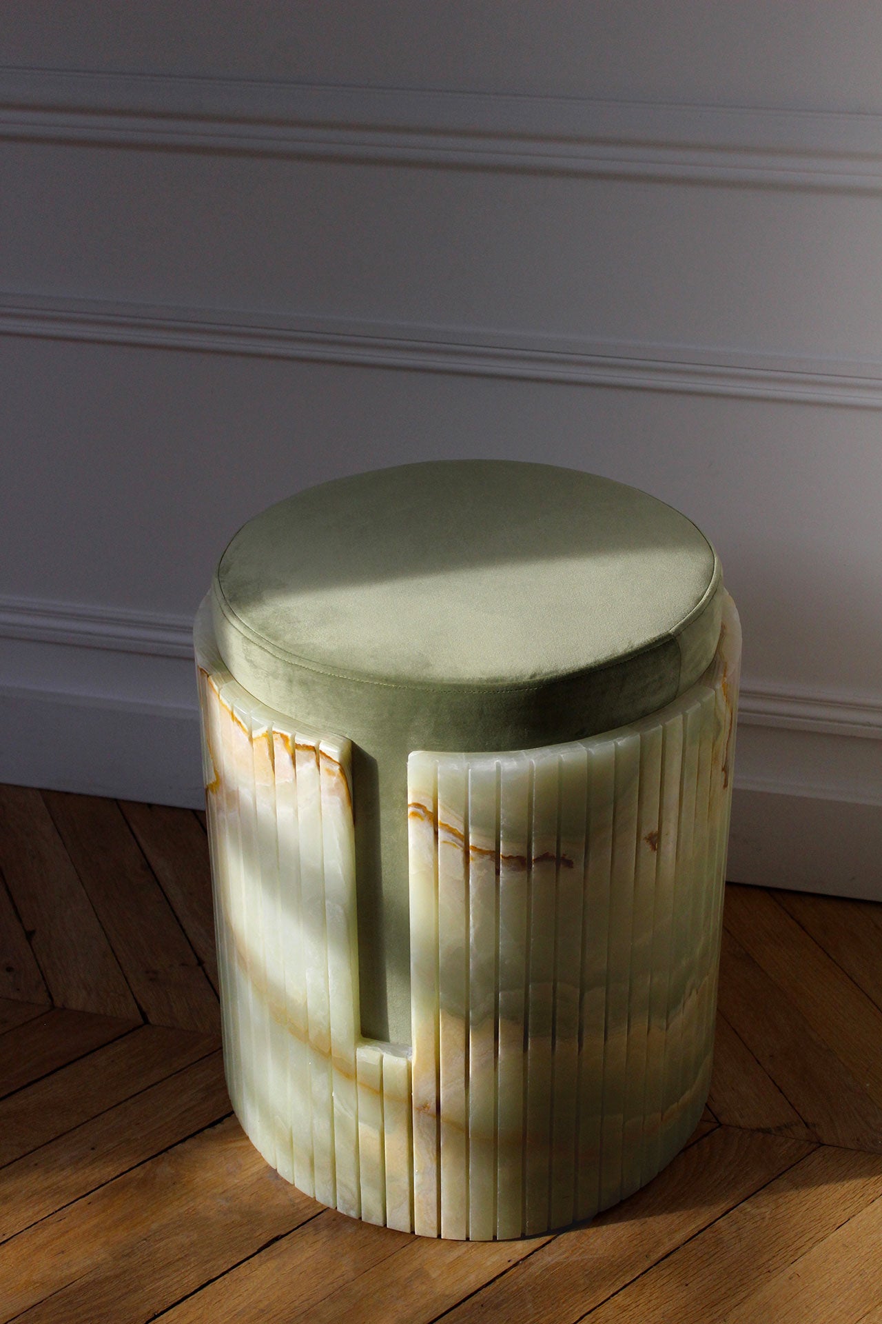 Green Onyx Dolce Stool
