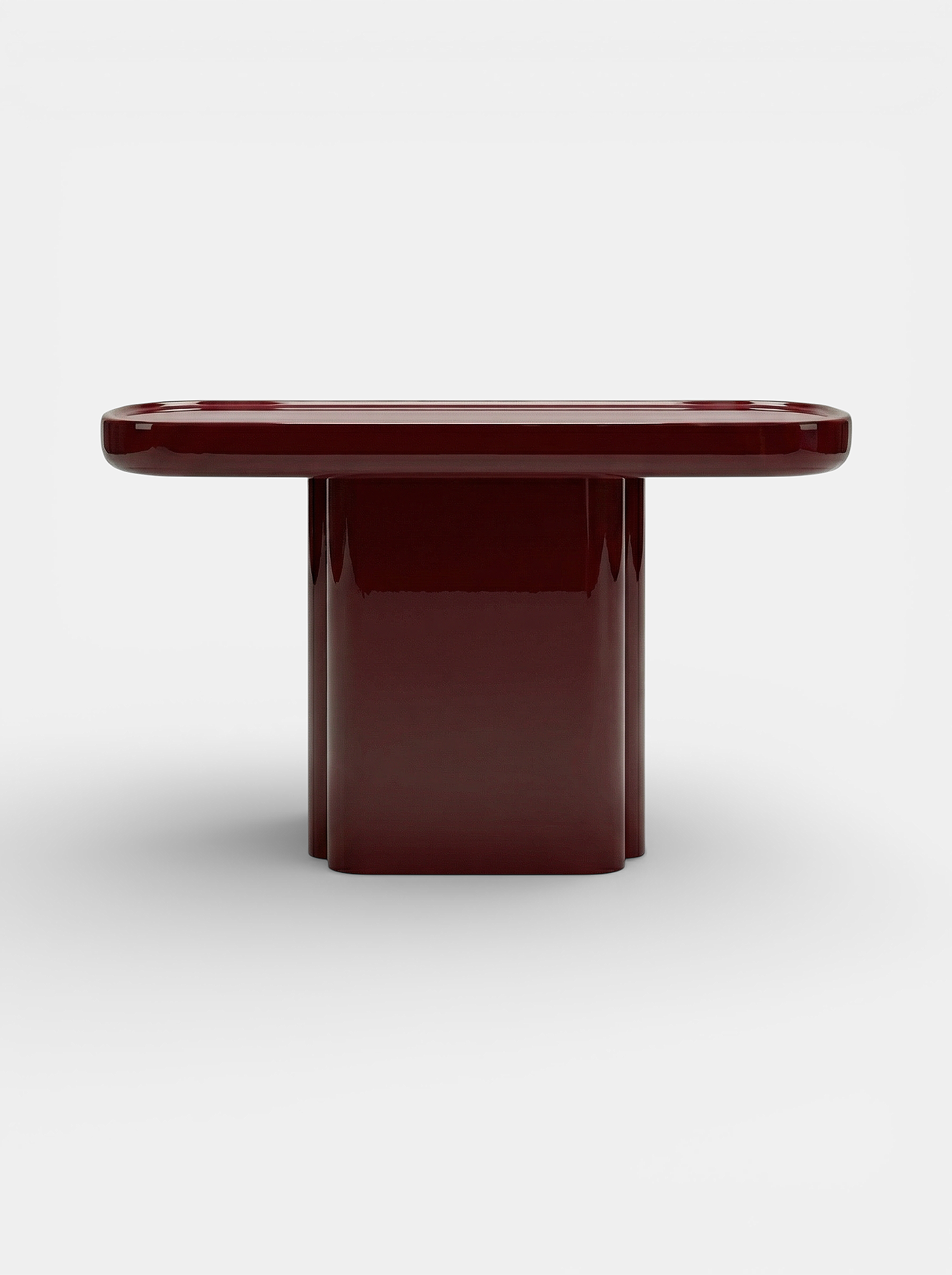 Ugo Bordeaux Lacquered Wood