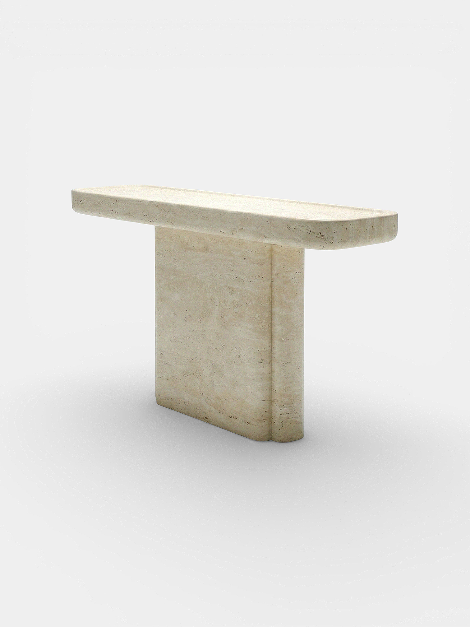 Ugo Travertine Console