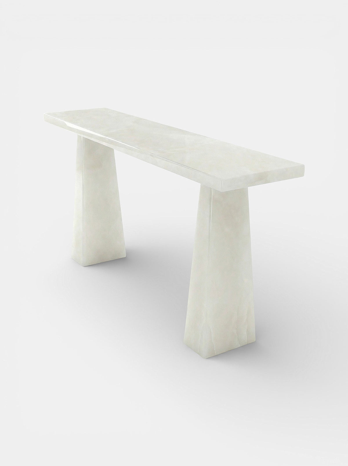 MARBERA Uma Luxury White Onyx Table Italian Design