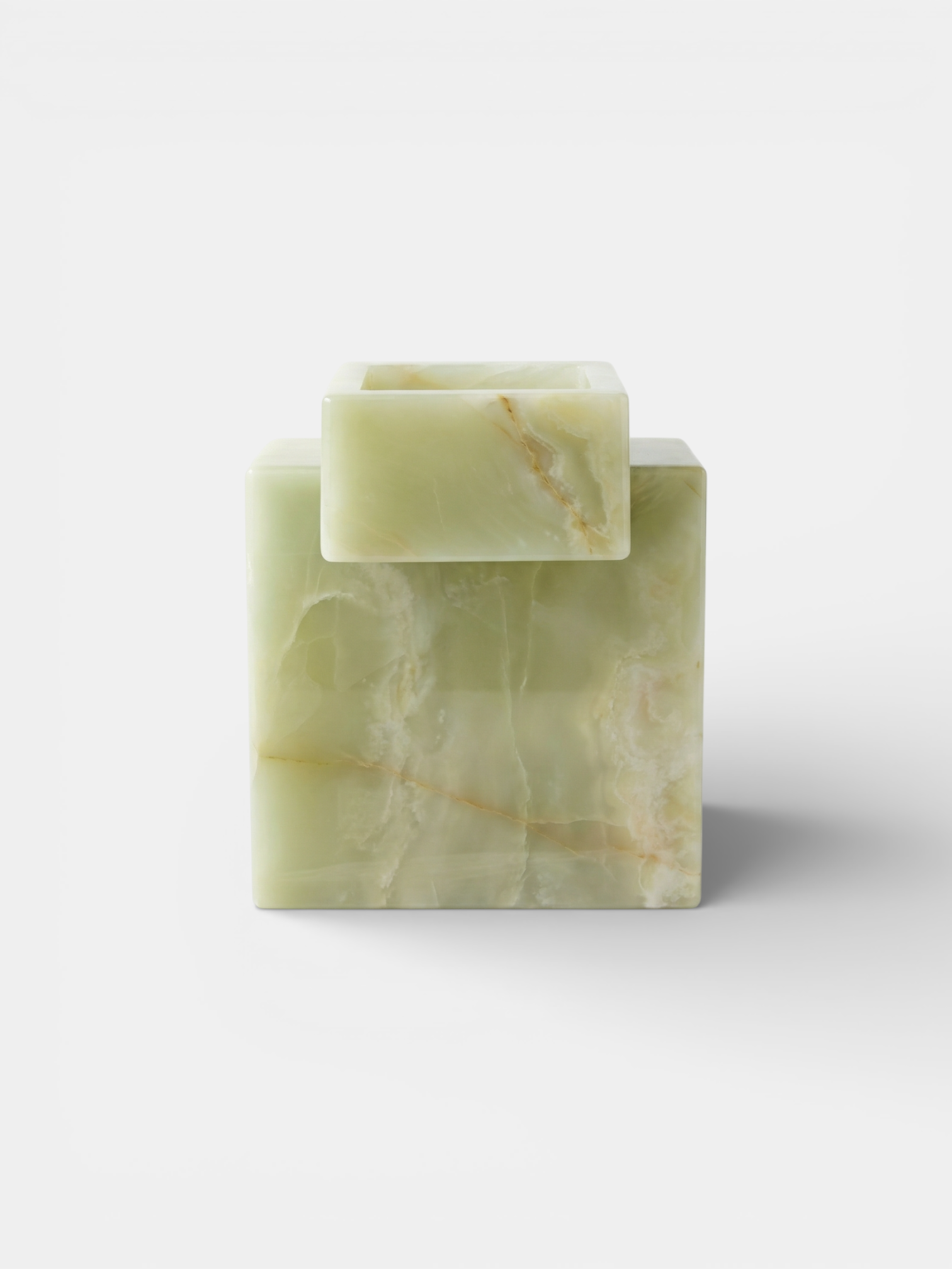 Green Onyx Gaia Vase